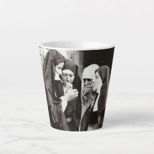 Caneca De Café Latte Lâminas Fumando Lâmpada Fotográfica