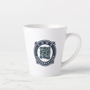 Caneca De Café Latte Lâmpada com Design de logotipo de Solteiro