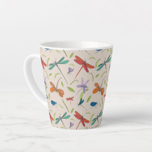 Caneca De Café Latte Lâmpada de borboleta Lata