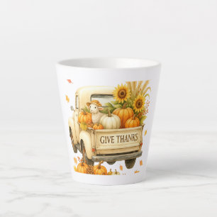 Caneca De Café Latte Lâmpada De Lata - Obrigados De Dar Queda De Lata