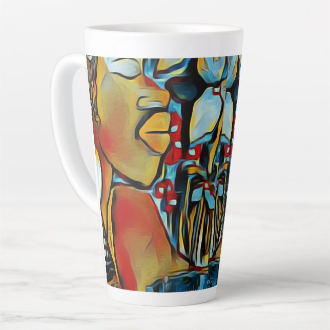 Caneca De Café Latte Lâmpada de Reflexão (Ângulo esquerdo)