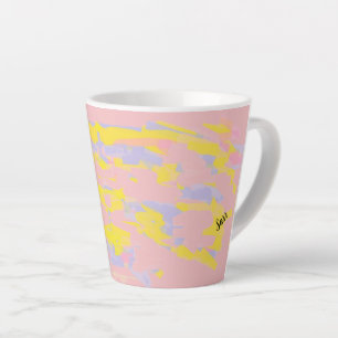 Caneca De Café Latte Lâmpada: Dia De Cor