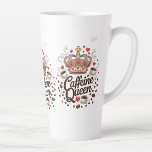 Caneca De Café Latte Lâmpada Latte de 17 oz grande para amantes de café