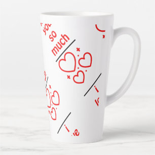 Caneca De Café Latte Lâmpadas e Copas