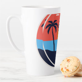 Caneca De Café Latte Lâmpadas e Copas