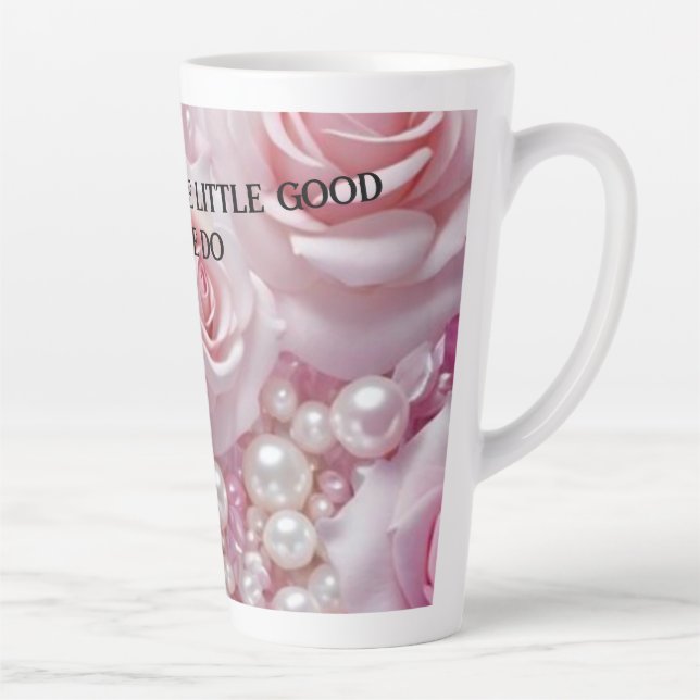 Caneca De Café Latte Lâmpadas e copos (Direita)