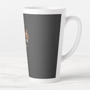 Caneca De Café Latte Lanternas de Celebração do Ramadão & Arte da Lua