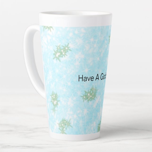 CANECA DE CAFÉ LATTE LARANJA BOM DIA MUG (Ângulo esquerdo)