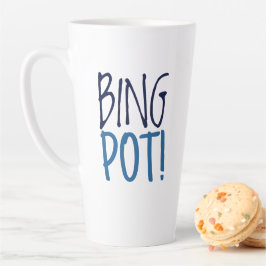 Caneca De Café Latte Large Latte Mug - Bing Pot!