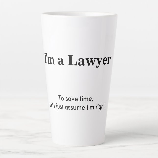 Caneca De Café Latte Lata (Frente)