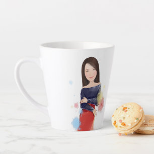 Caneca De Café Latte Lata