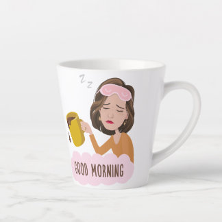 Caneca De Café Latte Lata