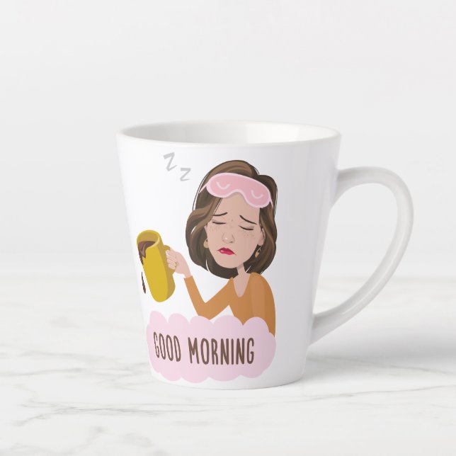 Caneca De Café Latte Lata (Direita)