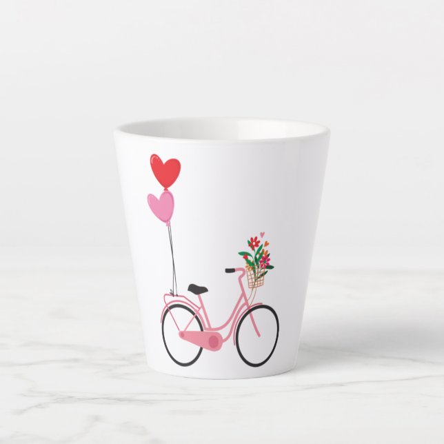 Caneca De Café Latte Lata - Bicicleta (Frente)