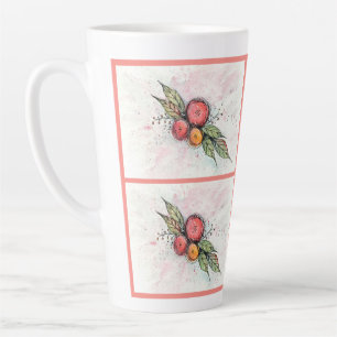 Caneca De Café Latte Lata bonito de Flor de Água para Café ou T