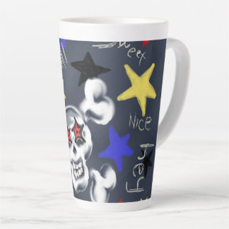 Caneca De Café Latte Lata de Lata de Rock-N-Roll Mug 1 de 2