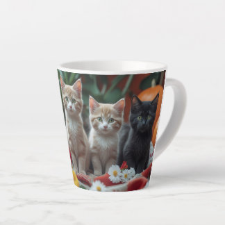 Caneca De Café Latte Lata de Lata - Lover de Gato