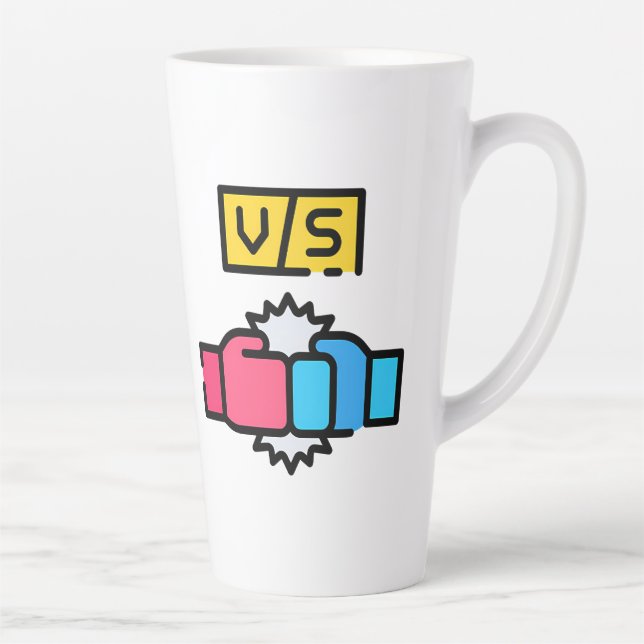 Caneca De Café Latte Lata Grande (Direita)