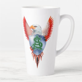 Caneca De Café Latte Lata Grande