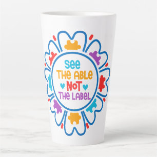 Caneca De Café Latte Lata Grande