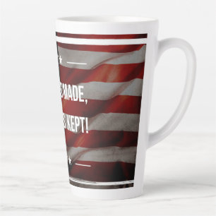 Caneca De Café Latte Lata Patriótica