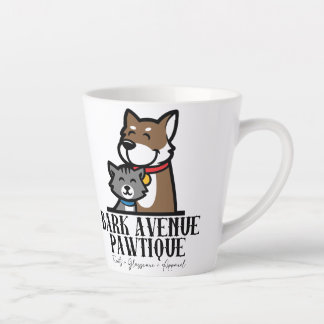 Caneca De Café Latte LATIDO AVENUE PAWTIQUE - logotipo 3