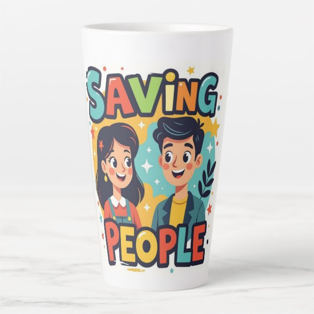 Caneca De Café Latte Latte Mug (Frente)