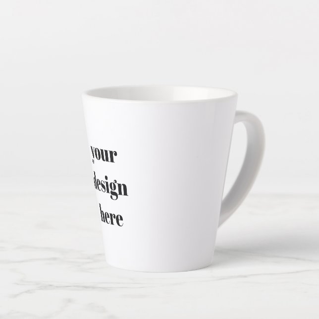 Caneca De Café Latte Latte Mug (Ângulo direito)