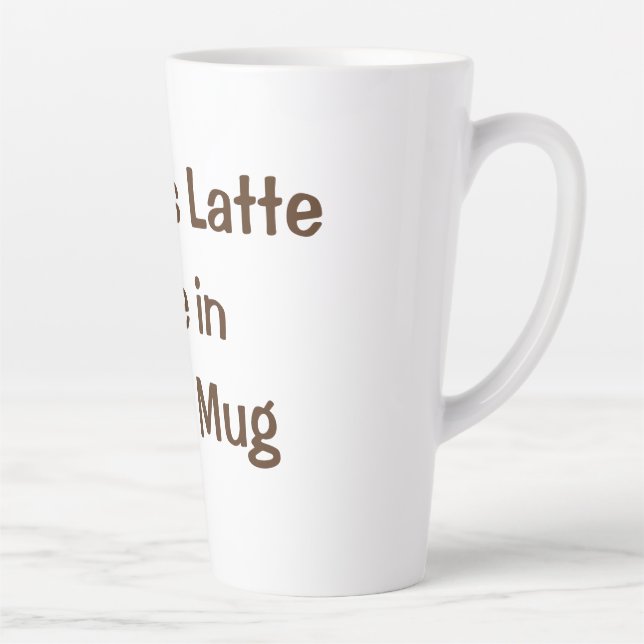 Caneca De Café Latte Latte Mug (Direita)