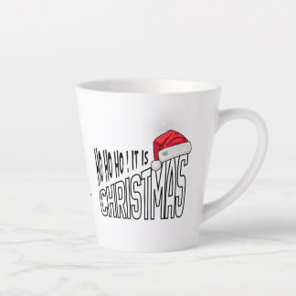Caneca De Café Latte Latte Mug 12oz : It's Christmas (green)