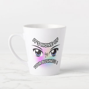 Caneca De Café Latte Latte Mug 12oz : Nenhum de seus