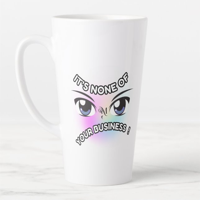 Caneca De Café Latte Latte Mug 17oz : Nenhum de seus (Esquerda)