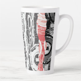 Caneca De Café Latte Latte Mug – Abstract Land
