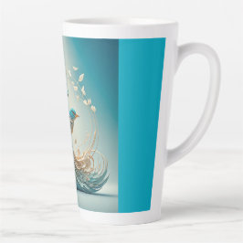 Caneca De Café Latte Latte Mug (Bluebird)