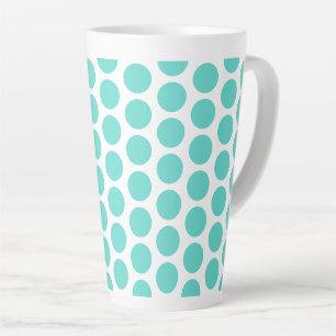 Caneca De Café Latte Latte Mug-Bolinhas