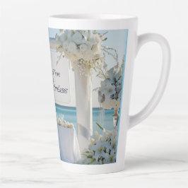 Caneca De Café Latte Latte Mug- Bridal Latte Mug –