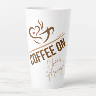 Caneca De Café Latte Latte Mug - Café On - Chaos Gerenciado