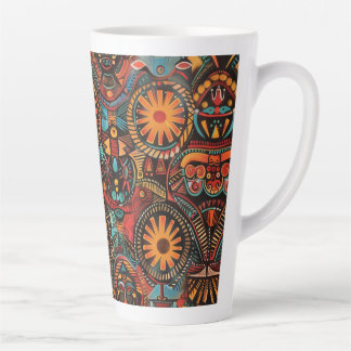 Caneca De Café Latte Latte Mug Ceruliano "Imprint Ancestral do Eterno"