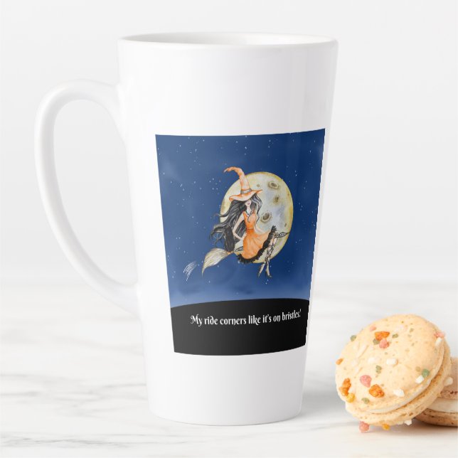 Caneca De Café Latte Latte Mug, corda doce da bruxa (In Situ)