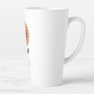 Caneca De Café Latte Latte Mug da coleção de "gentileza florescente"