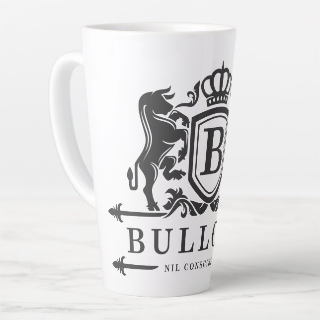 Caneca De Café Latte Latte Mug da Família Real Bullock (Ângulo esquerdo)