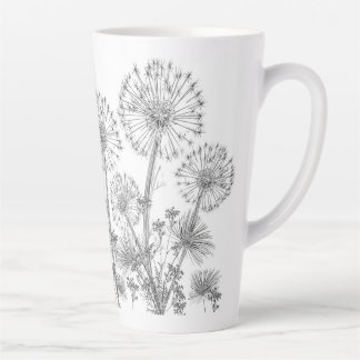 Caneca De Café Latte Latte Mug Dandelions Floral