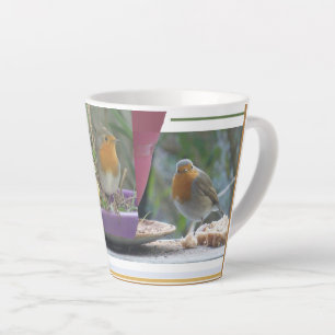 Caneca De Café Latte Latte Mug de Colagem Robin
