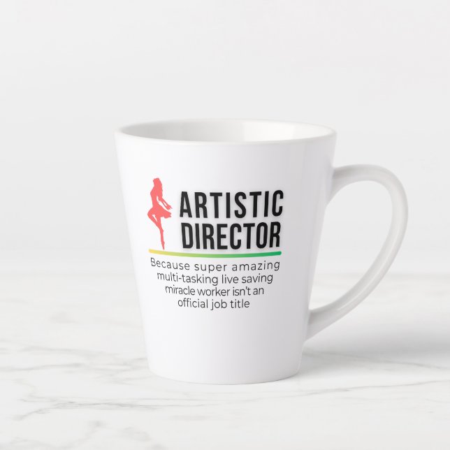 Caneca De Café Latte Latte Mug, Diretora Artística (Direita)
