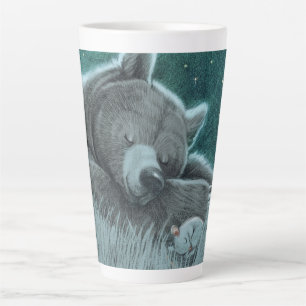 Caneca De Café Latte Latte Mug do Urso Sonoro e do Mouse