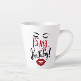 Caneca De Café Latte Latte Mug - É o meu aniversário