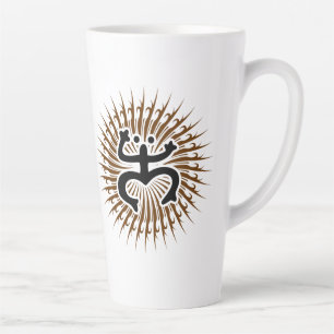 Caneca De Café Latte Latte Mug - Emblema Duplo