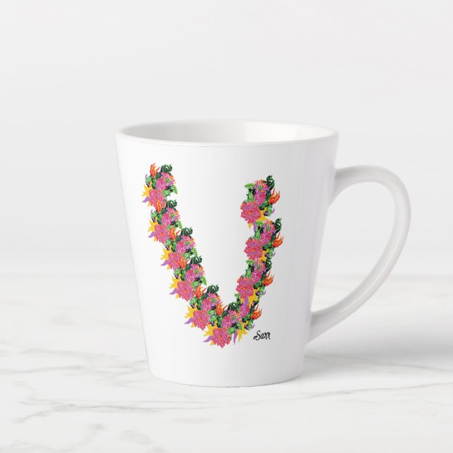 Caneca De Café Latte Latte Mug: Ferradura do Amor (Direita)