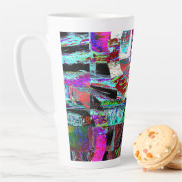 Caneca De Café Latte Latte Mug – Neon Pulse