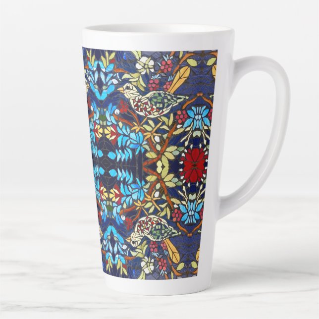 Caneca De Café Latte Latte Mug - "O Ladrão de Framboesas" (Direita)